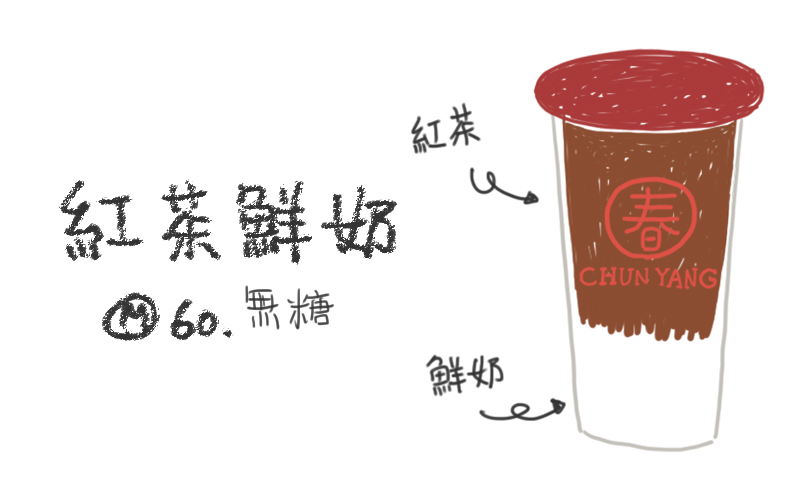春陽茶事 紅茶鮮奶